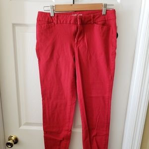Red pixie pants